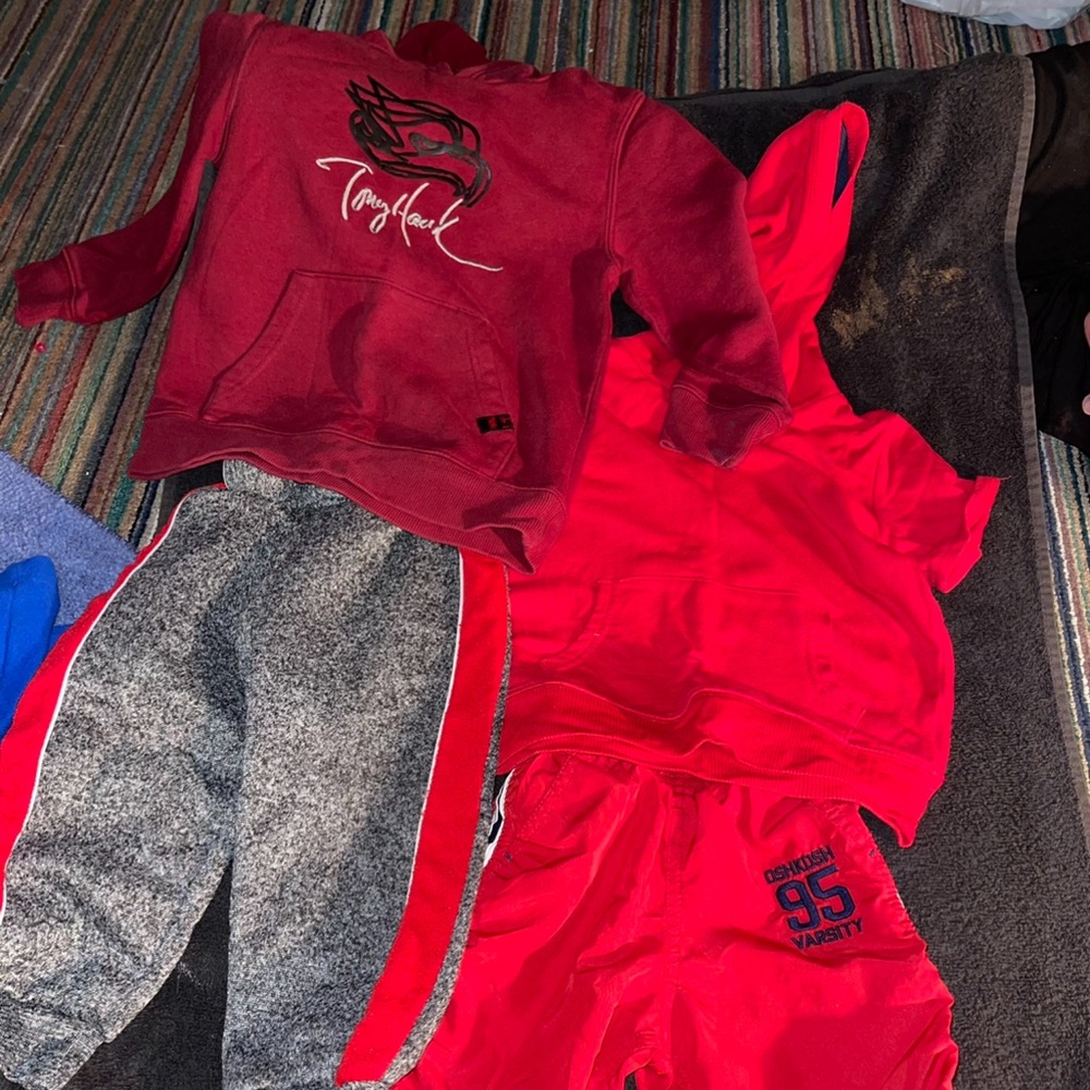Hoodies and sweatpants